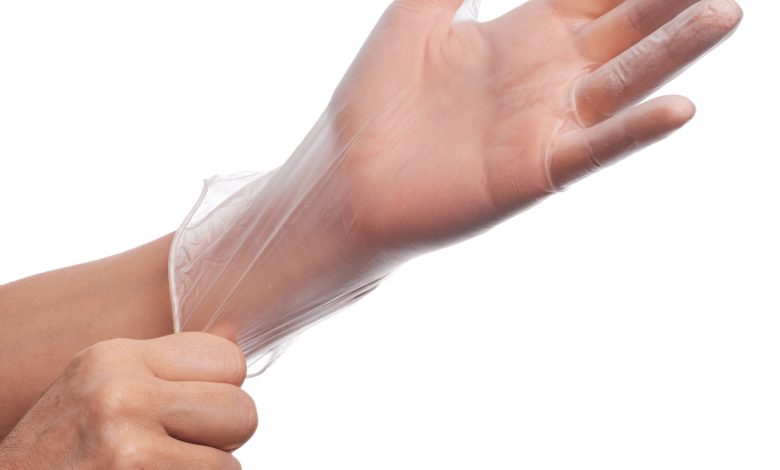 vinyl examination gloves
