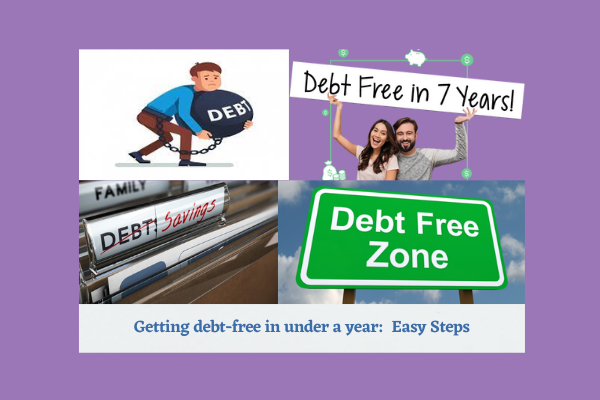 Getting debt-free in under a year: Easy Steps