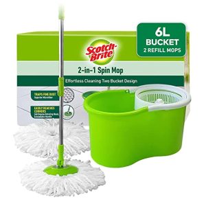 Scotch-Brite 2 in 1 Bucket Spin Mop