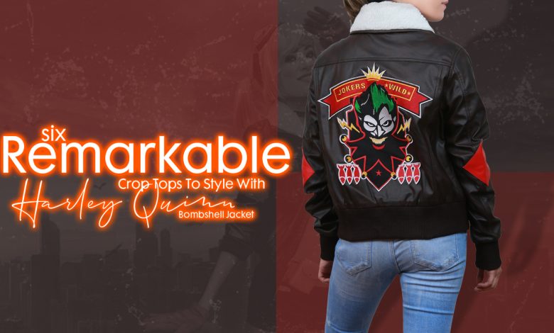 6 Remarkable Crop Tops To Style With Harley Quinn Bombshell Jacket